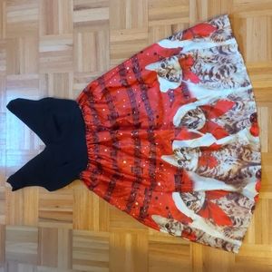 Holiday Cat Dress